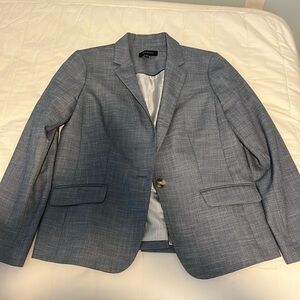 Women’s Heather blue Talbots Sz 10 lined blazer